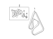 Buick Serpentine Belt Diagram - 12588407