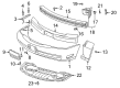 Cadillac Air Deflector Diagram - 25721646