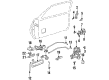 Buick Skylark Exterior Door Handle Diagram - 12482412