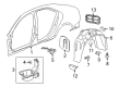 Cadillac Fuel Door Diagram - 84141356