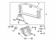 Chevy Avalanche 2500 Radiator Support Diagram - 25815981