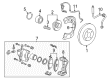 Chevy Spark Brake Caliper Diagram - 95018663
