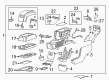 Saturn Outlook Center Console Latch Diagram - 25988069