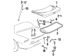 Pontiac Firebird Lift Support Diagram - 10230356