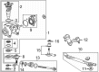 Chevy Silverado 2500 HD Rack And Pinion Diagram - 86802094