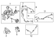 Chevy Trailblazer Water Hose Diagram - 25204920
