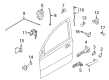Chevy Aveo5 Door Lock Cylinder Diagram - 96801559