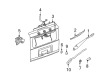 Hummer Wiper Arm Diagram - 88944328