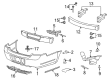 Chevy Caprice Bumper Cover Diagram - 92293818