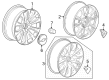 Chevy Silverado 1500 LTD Spare Wheel Diagram - 84040796