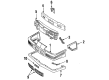 Pontiac LeMans Emblem Diagram - 14100435