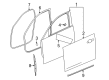 Cadillac CT4 Door Seal Diagram - 84269331