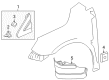 Buick Mud Flaps Diagram - 19172935