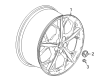Chevy Corvette Wheel Cover Diagram - 84691529