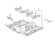 Saturn L100 Floor Pan Diagram - 21992682