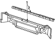Saturn SW1 Floor Pan Diagram - 21124507