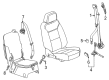 GMC Hummer EV SUV Seat Belt Diagram - 85104166