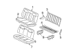 Chevy Express 2500 Seat Cushion Diagram - 88981594