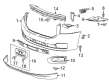 GMC Air Deflector Diagram - 22936430