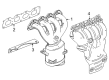 Chevy Cruze Limited Exhaust Heat Shield Diagram - 25195633