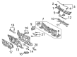 Pontiac Dash Panel Diagram - 19184039