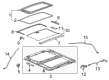 Cadillac Sunroof Diagram - 22986958