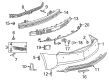 Cadillac ELR Bumper Cover Diagram - 22938377