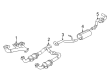 Chevy Silverado 1500 Classic Muffler Diagram - 25862738