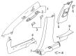Cadillac OPTIQ Door Moldings Diagram - 85705754