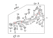 Saturn Sway Bar Bracket Diagram - 10350139