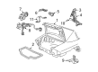 Buick Liftgate Lift Support Diagram - 10419581