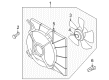 Pontiac G3 Cooling Fan Resistors Diagram - 94812213