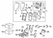 GMC Sierra 1500 Limited Seat Covers Diagram - 84462170