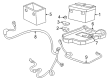 Oldsmobile Bravada Battery Cable Diagram - 12157107