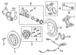 Cadillac XT4 Brake Pads Diagram - 13517693