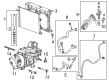 Cadillac CT6 A/C Compressor Diagram - 84348556