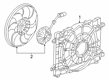Cadillac CT6 Cooling Fan Assembly Diagram - 23405263