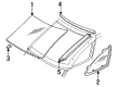 Chevy Lumina APV Sun Visor Diagram - 12523906