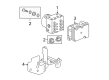 Chevy ABS Pump And Motor Assembly Diagram - 19301490