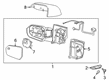 Chevy Volt Car Mirror Diagram - 84269462
