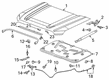 Chevy Silverado 1500 LTD Hood Release Cable Diagram - 85628285