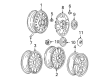 Buick Wheel Cover Diagram - 89060308