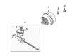 Cadillac CTS Brake Master Cylinder Repair Kit Diagram - 10367561