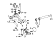 Chevy Silverado 2500 HD Thermostat Gasket Diagram - 12643771