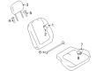 Chevy Tracker Seat Covers Diagram - 91174989