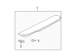 Pontiac Grand Prix Spoiler Diagram - 19120356