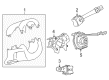 Chevy Malibu Steering Column Cover Diagram - 22683786