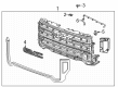 GMC Sierra 3500 HD Grille Diagram - 84656386