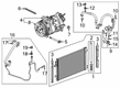 Cadillac XT4 A/C Compressor Diagram - 85641376