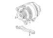 Pontiac Vibe Alternator Pulley Diagram - 88972433